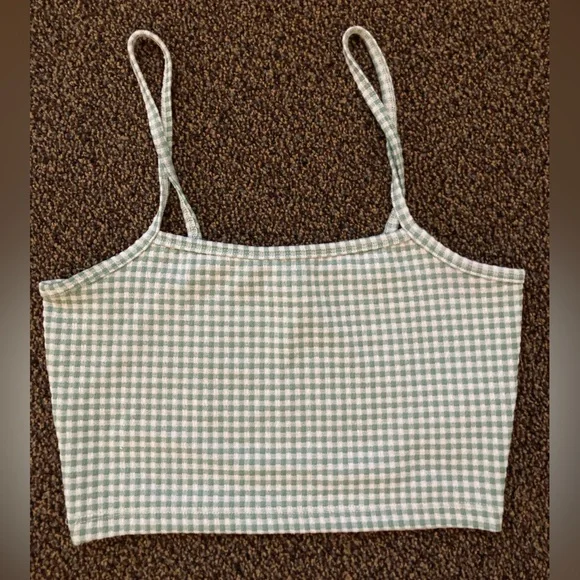 Checkered Crop top - Picture 1 of 3